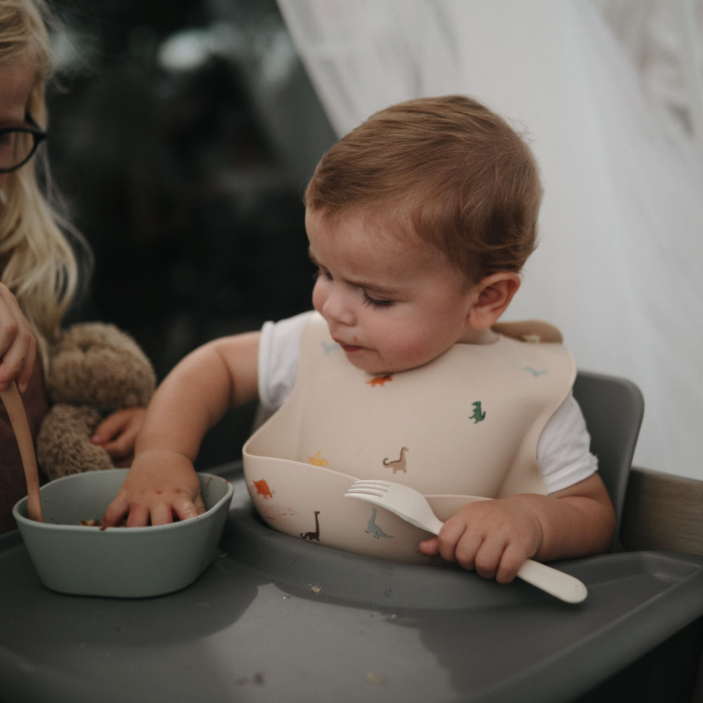 ビブ&トイセット Dinosaurs Set