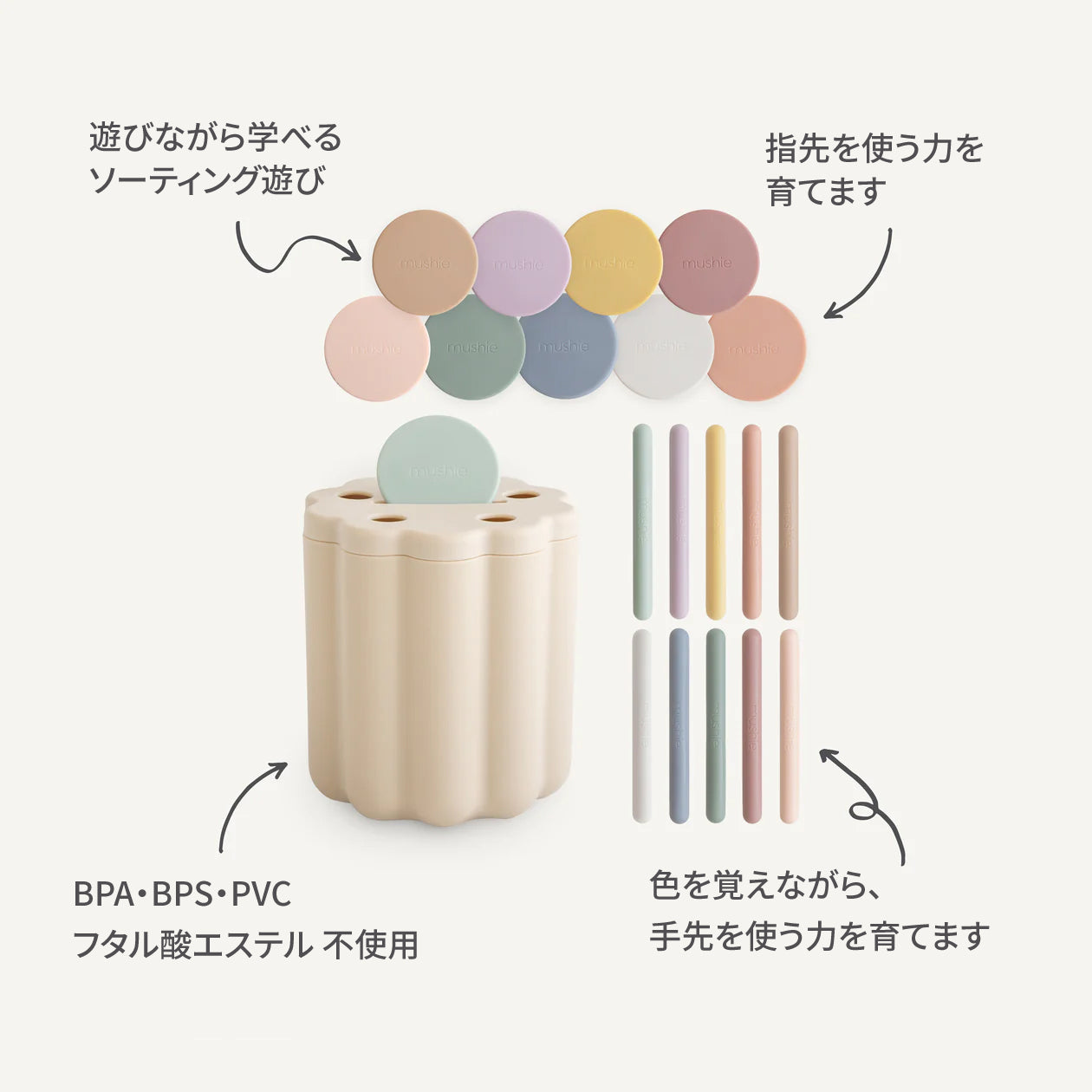 遊びながら「分ける」「揃える」力を育む知育おもちゃ コイン