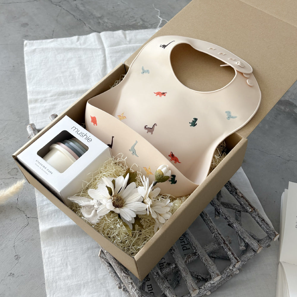 ビブ＆トイセット Dinosaurs  Set