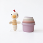 スタッキングカップ&ラトル セット - Petal Set