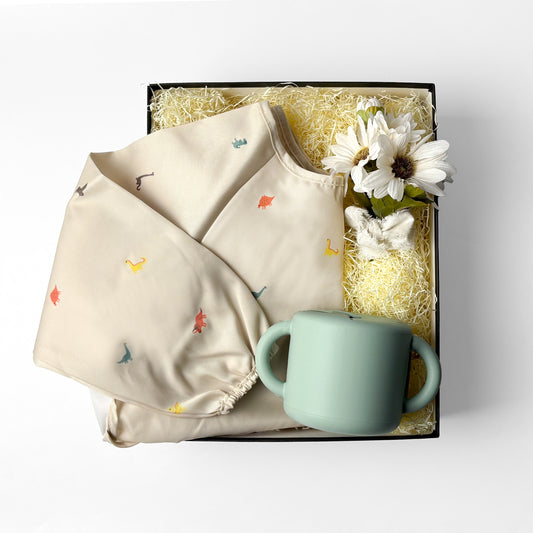 エプロン＆スナックカップセット Dinosaurs Set